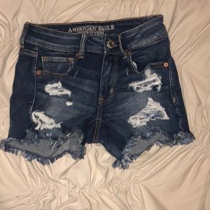 American Eagle Midi Rise Shorts